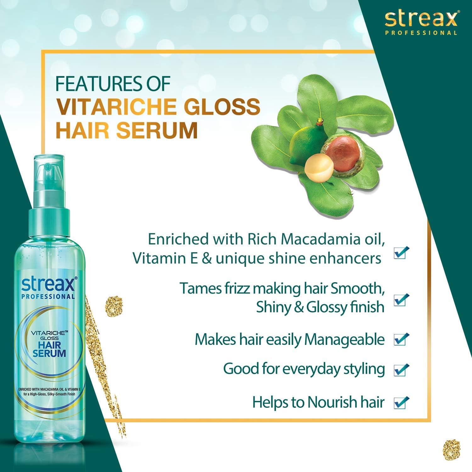 streax heat protection serum