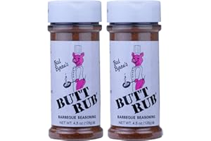 Bad Byron’s Butt Rub Barbeque Seasoning – 4.5 oz Shaker | Award-Winning All-Purpose Dry Rub for Pork, Chicken, Beef, Seafood & Vegetables | Gluten-Free, No MSG [Pack of 2]