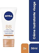 NIVEA BB Cream 6 in 1 Medium Tone Face & Neck Hydrating Skin Cream 50ml (2 Pack) view 2