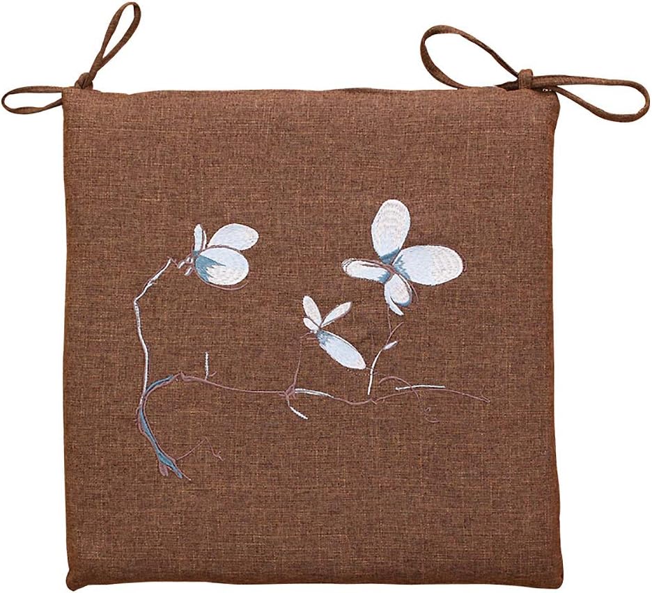 ZPEE Chinese Style Dining Chair Cushion,cozy Tatami Chair Pad With Ties