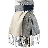 YUHAN PRETTY Winter Scarf for Women Warm Soft Plaid Scarves Fall Cashmere Feel Large Long Blanket Scarf Shawls and Wraps
