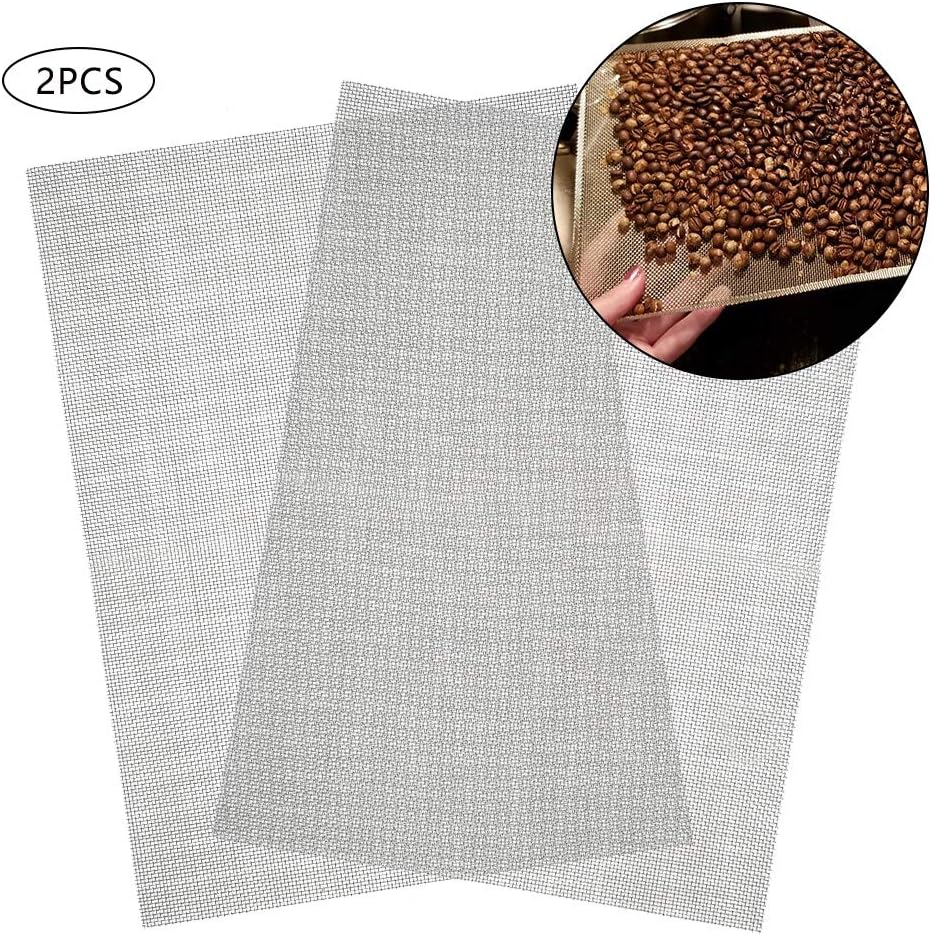 2 Pcs A4 Stainless Steel Woven Wire Mesh Panels Metal Insect Mesh Sheet Pest Control Mesh Filter Sheet Drain Cover Mesh Fine Wire Mesh Rodent Proof Mesh Rodent Wire Mesh For Air Bricks (210 x 300mm)