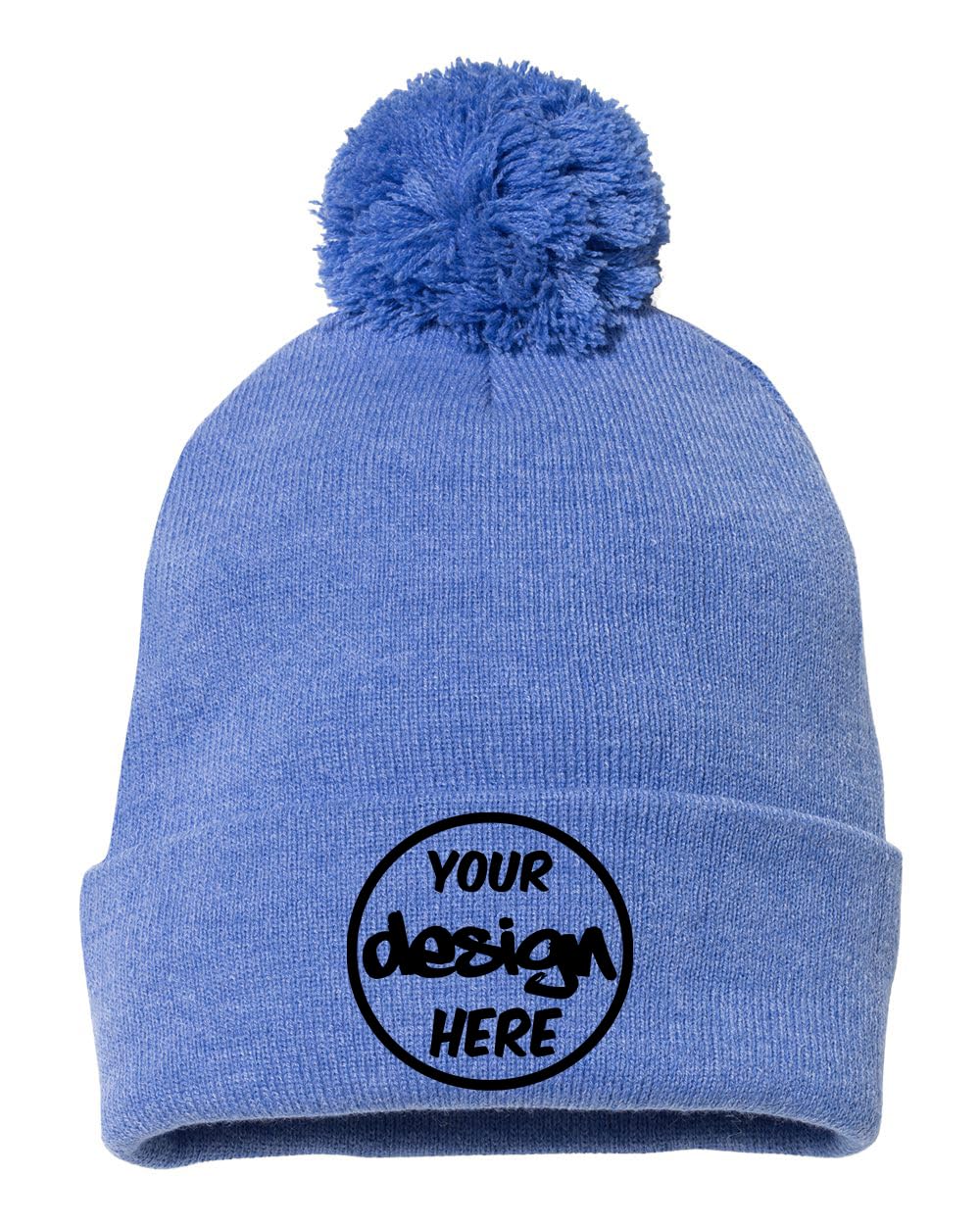 INK STITCH Sp15 Pom Pom Customized Custom Beanies