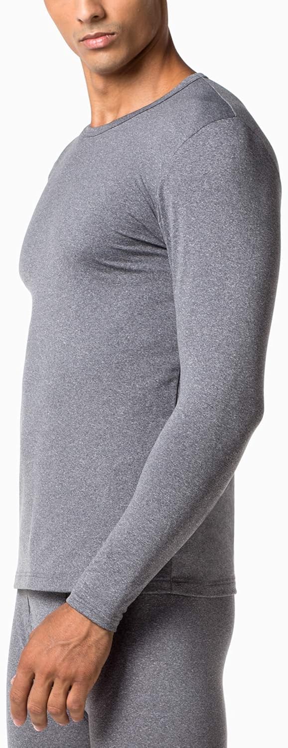 LAPASA Men's 1 or 2 Pack Thermal Underwear Tops Fleece Lined Base Layer Top M09 at  Men’s Clothing store