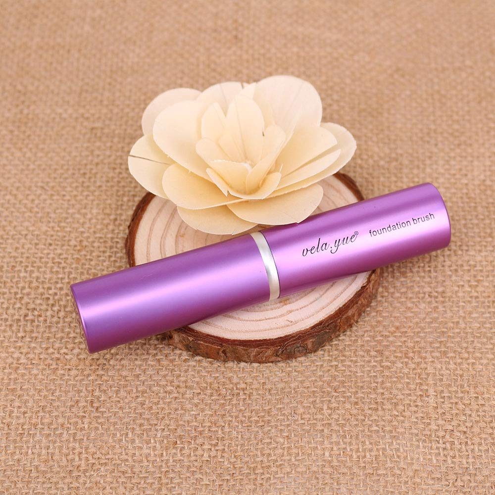 Retractable Face Kabuki Brush Round Powder Makeup Brushes: Beauty