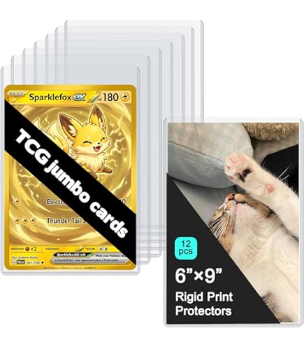 jumbo pokemon card top loader 5 Oversized Cards Loaders Ex Gx Pokmon JUMBO OVERSIZED TOPLOADER PREMIUM