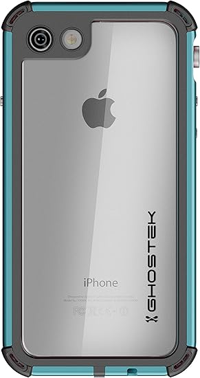 Amazon Com Ghostek Atomic Waterproof For Iphone Se 2020 Case Iphone 7 Iphone 8 Phone Cover With Heavy Duty Underwater Protection Aluminum Metal Frame Teal