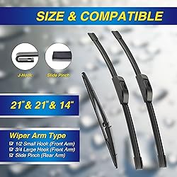 5 PLUS® Windshield Wiper Blades Replacement for