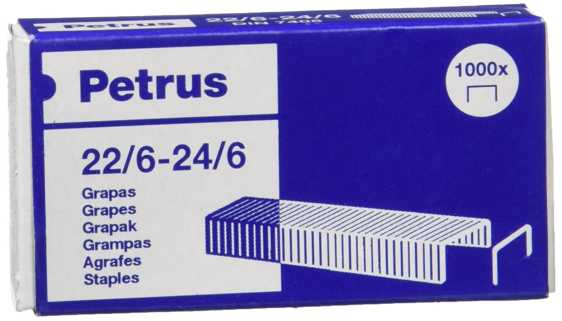 Petrus Box of 1000 22/6 Staples