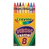 Crayola Neon Crayons, Coloring Book Supplies, Gift