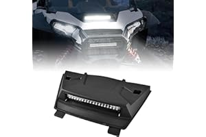 POKIAUTO LED Turbo Hood Scoop Compatible with 2024 2025 Polaris RZR XP 1000/ XP 4 1000 Accessories, Sport Hood Scoop Replacement Air Intake Kit PP Material Impact Resistant RZR Hood Accessories