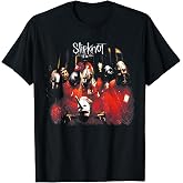 Slipknot Official Self Titled T-Shirt - Men's Black Small Crew Neck Short Sleeve T-Shirt