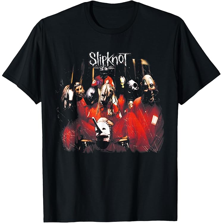 Amazon.com: Bravado Men's Slipknot Band Frame T-Shirt Small Black