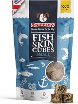 Skipper's Fish Skin Jerky Cubes Dog Treats 70g Small Cube