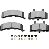 SCITOO D369 Front Ceramic Brake Pads Sets | Fit For Cadillac For DeVille/For Escalade/For Fleetwood,For Chevy For Astro/For Blazer/For C1500 Suburban/For C2500