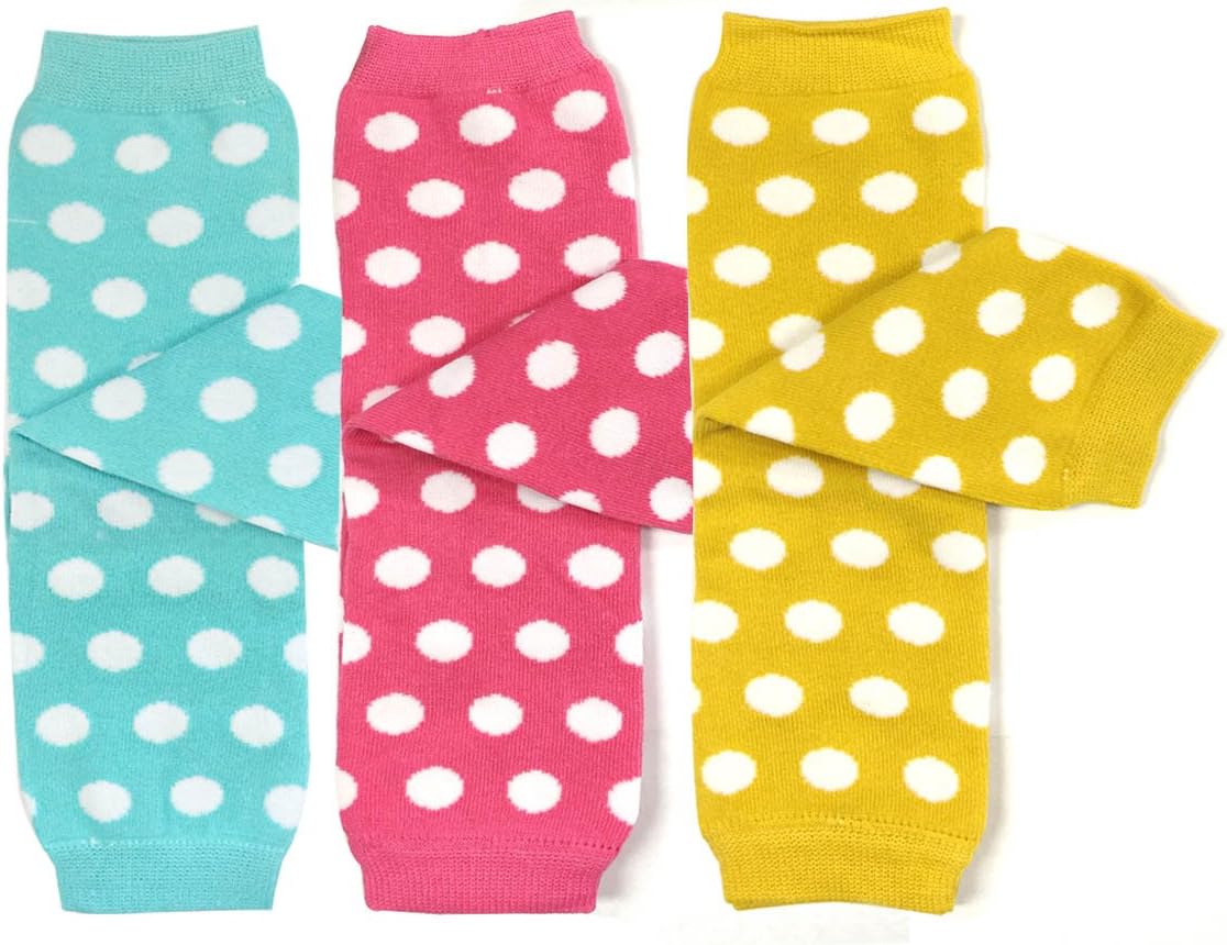Bowbear Baby 3-Pair Colorful Leg Warmers