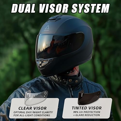 TRIANGLE Motorcycle Helmets Full Face Motorcycle Helmet for Men