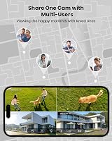 ieGeek 2K Solar Security Camera Outdoor Wireless 360° Pan WiFi CCTV view 7