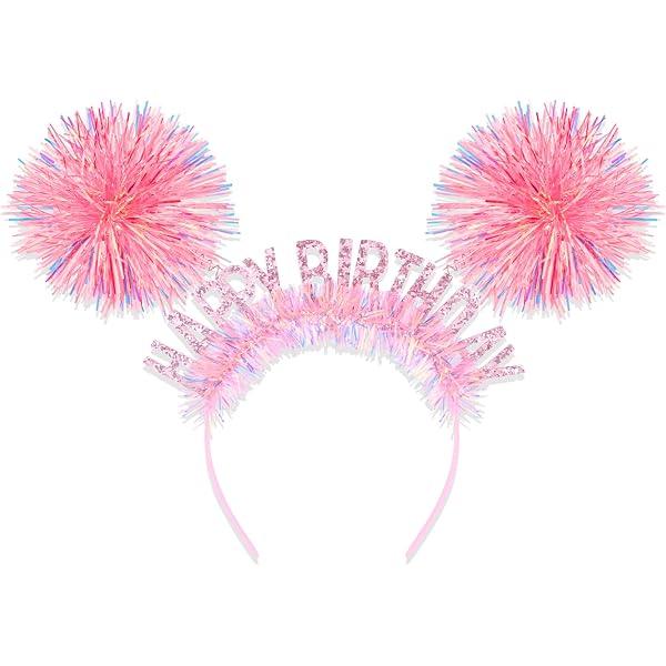 Piriuuo Geburtstags-Stirnband "It's My Birthday" – Regenbogen-Farben, Glitzer, Krone Für Frauen & Mädchen – Party-Accessoire