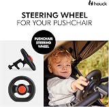 hauck Pushchair Steering Wheel Toy Black with Horn for Buggies 39.5 cm view 2