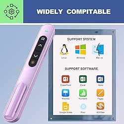 QUI Presentation Clicker for PowerPoint, RF 2.4GHz