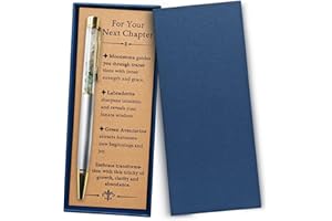 Crystal Pen For Women,New Job New Beginning Inspirational Gifts With Gift Box & Card,Leaving Gifts Good Luck Gift For Nurses,