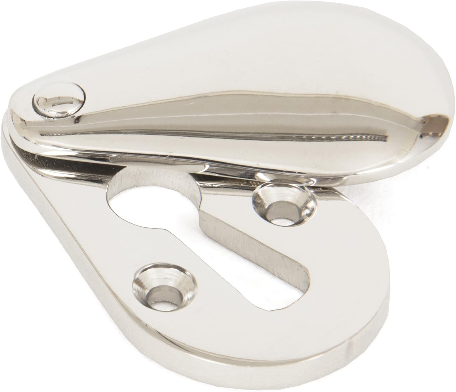 From The Anvil Polished Nickel Plain Escutcheon, Polished Nickel Plate