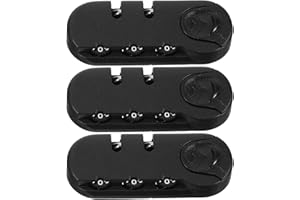 CTIRCHIU 3pcs Combination Thumb Lock Anti-Theft Backpack Zipper Locks Digit Password Luggage Security for
