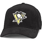 AMERICAN NEEDLE National Hockey League Officially Licensed NHL Corduroy Valin Adjustable Snapback Baseball Hat