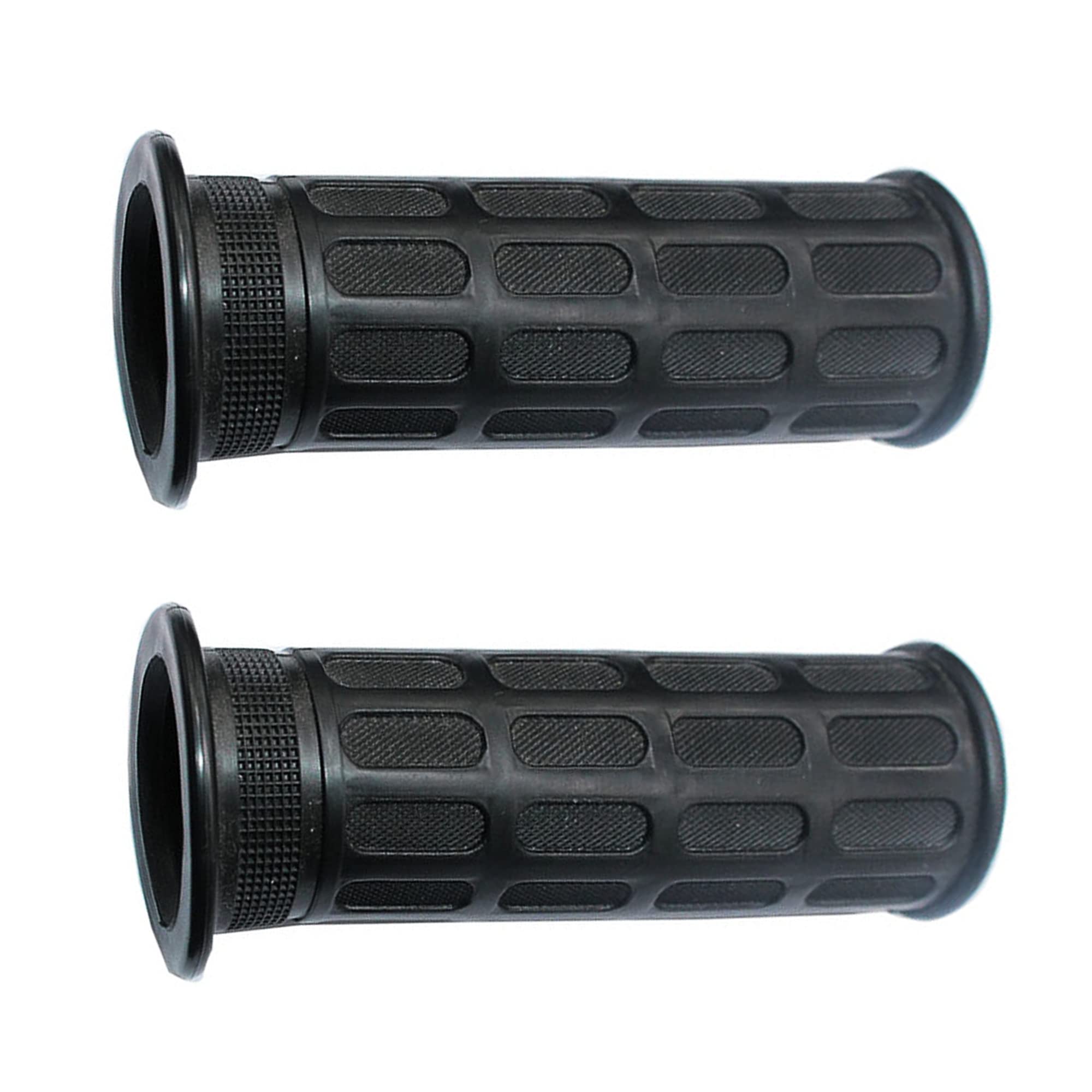 2 Pieces 30mm Inner Diameter Antiskid Handle Cover Soft Rubber Replacement Handlebar Grips for Wheelbarrow(Black, 125mm)