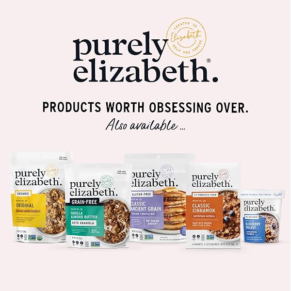 PURELY ELIZABETH, VANILLA BLUEBERRY ALMOND CEREAL, 11 OUNCE