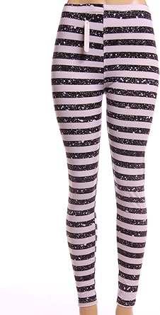 leggings with stripes on bottom