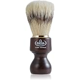 Omega 26 - Shaving Brush in Pure Bristle, Dark Brown