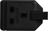 Masterplug Heavy Duty Single Socket Trailing Socket Without Plug and Cable Black view 5