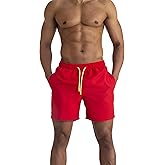 AITLGINVEN Men's Swim Trunks Swimwear Sports Shorts with Pockets