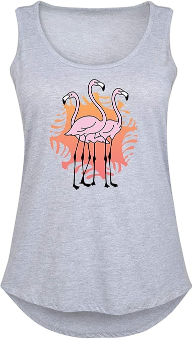 plus size flamingo top