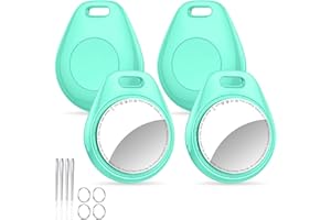 Tukio Air Tracker Tags 4 Pack, Key Finder Bluetooth Tracker Compatible with Apple Find My APP (iOS Only) Smart tag Item Locat