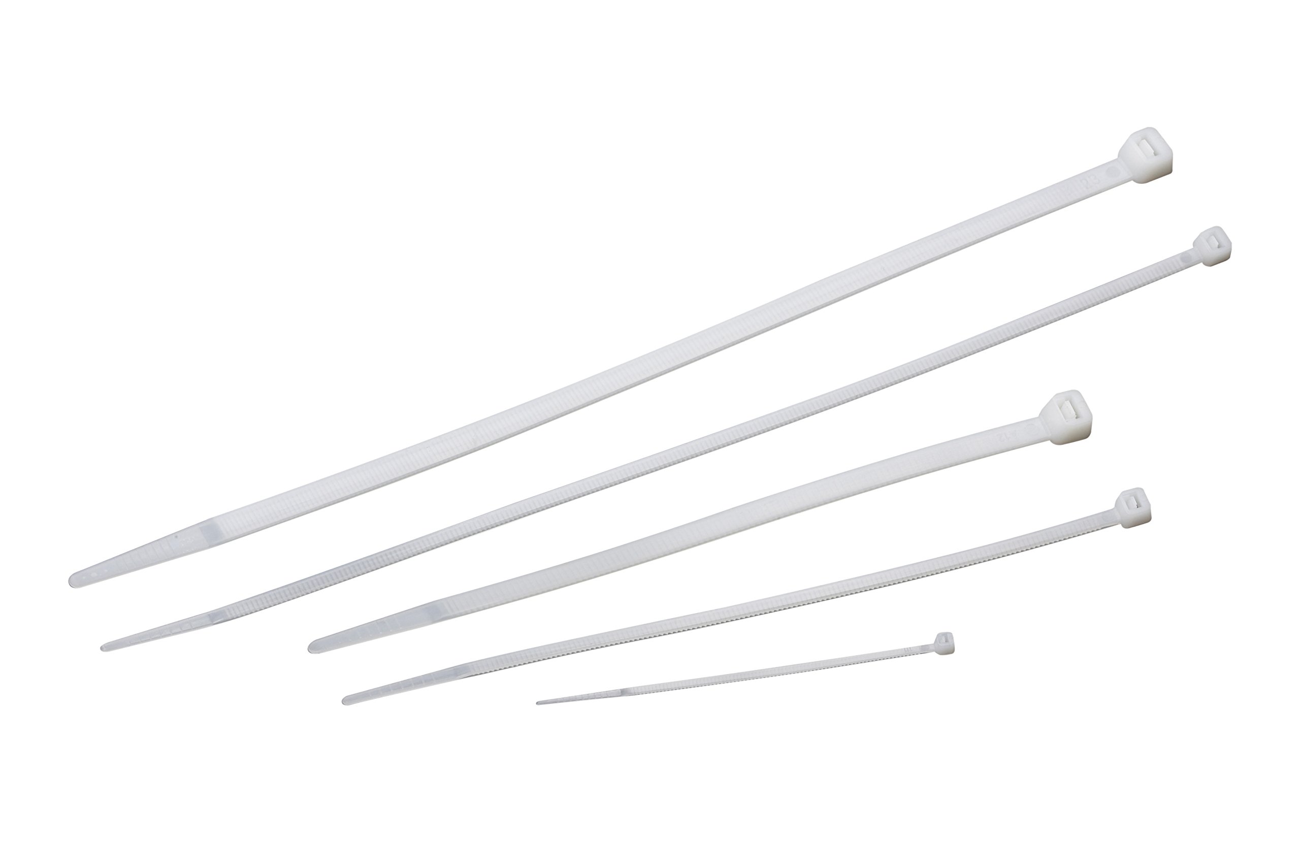 Meister Cable Tie Assortment white, 250 pieces, 7452470