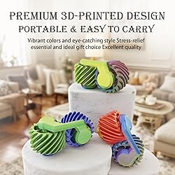 2Pcs Fidget Spinner 3D Printed Toys Gears, Fidget