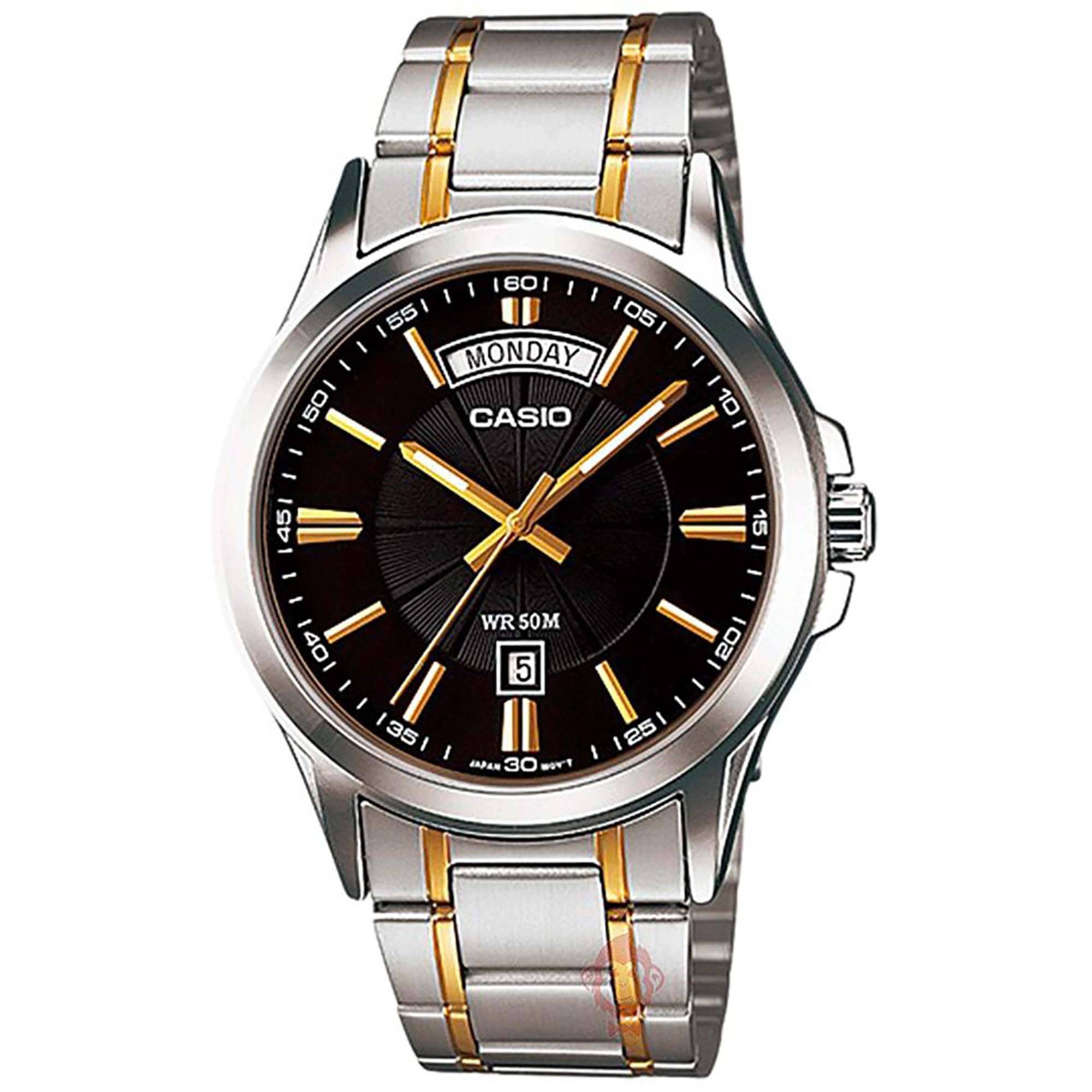 CASIO MTP-1381G-1AV, Multi-Coloured, Taglia unica, Bracelet