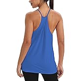 Mippo Womens Workout Tank Tops Racerback Tops Open Back Athleitc Yoga Tank Gym Tennis Shirt
