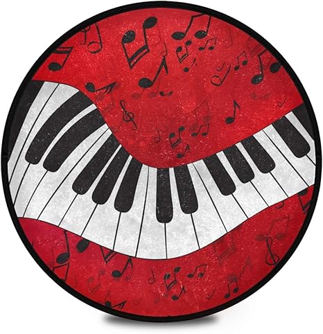 Amazon 敷物 カーペット 絨毯 ピアノ 音符 ラグ フランネルラグ マット おしゃれ ふわっと手触り ラグ カーペット オンライン通販
