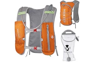 Hydration Running Vest with a 2L Water Bladder, Hydration Pack Lightweight Water Backpack for Running Hiking Cycling Marathon