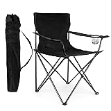 HaSteeL Camping Chair, Oversized Folding Lawn Chair