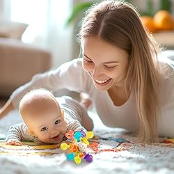 Baby Montessori Sensory Toys for 0-6 6-12