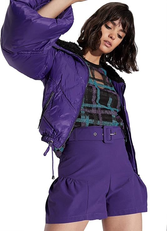 A|X Armani Exchange 阿玛尼 格纹装饰 女式短袖透视上衣 2.2折.96 海淘转运到手约￥284 国内￥2200