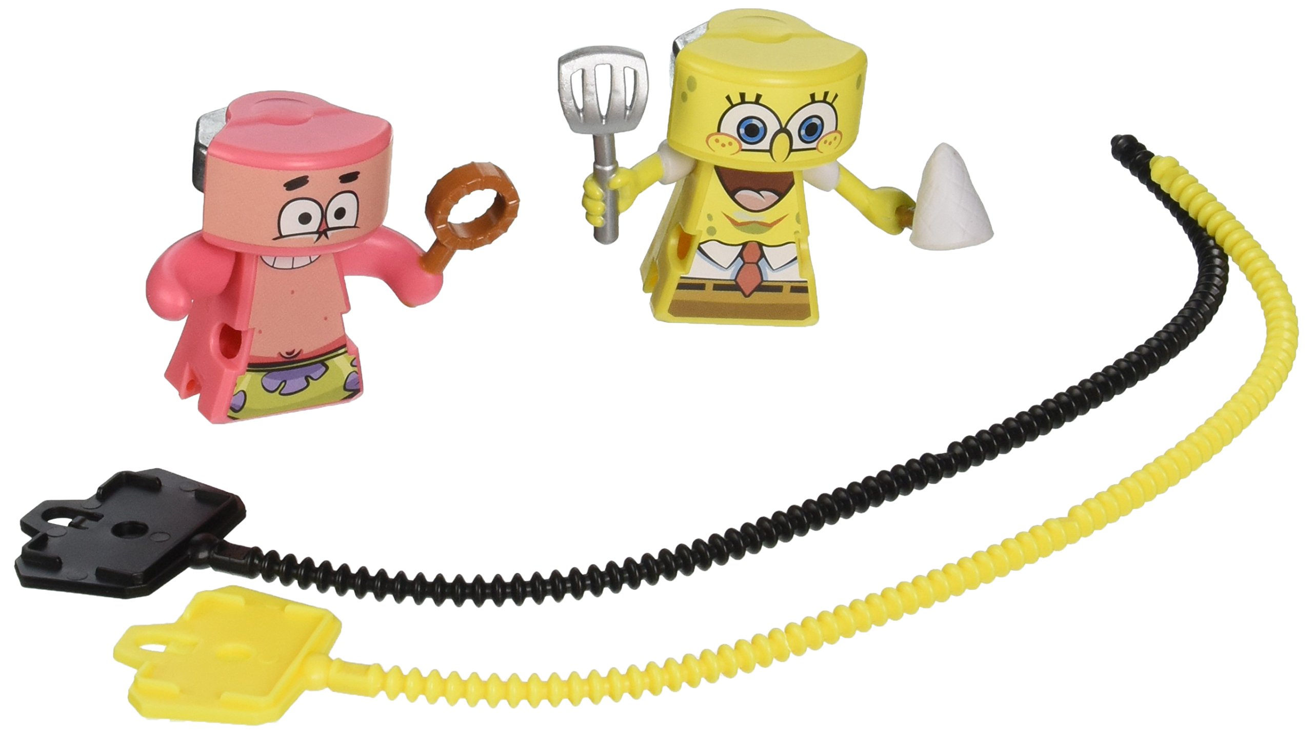 VS Rip-Spin Warriors SpongeBob and Patrick Warrior Action (2 Pack)