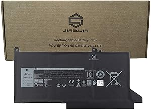 JIAZIJIA DJ1J0 Laptop Battery Replacement for Dell Latitude 7280 7290 E7280 E7290 7380 7390 E7380 E7390 7480 7490 E7480 E7490 Series Notebook PGFX4 ONFOH 451-BBZL 11.4V 42Wh 3500mAh 3-Cell
