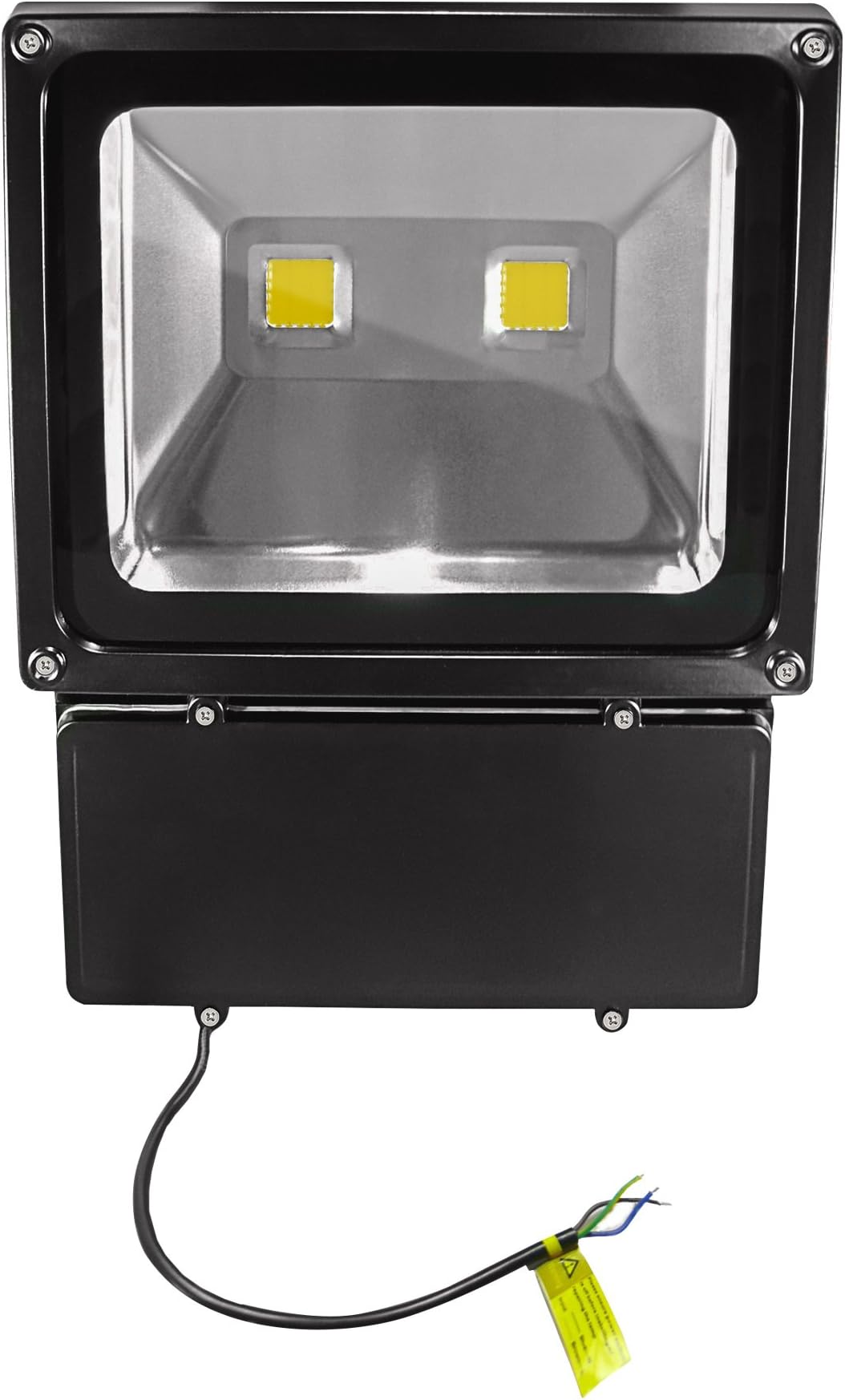 LED Außenfluter IP 65–100 Watt - 3000 Kelvin warm white - 9400 Lumen Replaces 950–1000 Watt Halogen Bulbs) Set of 3 [Energy Class A]