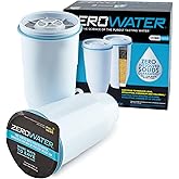 ZeroWater Official Replacement Filter - 5-Stage 0 TDS Filter Replacement - System IAPMO Certified to Reduce Lead, Chromium, a